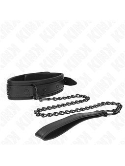 Kink - Neoprene Bondage Collar Model 2 With Belt 78 Cm Adjustable 37.5 X 49.5 Cm