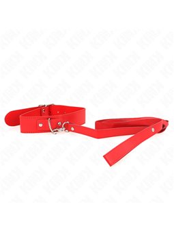 Kink - Necklace With Belt 116 Cm Rojo Strap Adjustable 32-50 Cm X 8 Cm