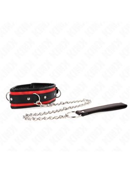 Kink - Collare con Guinzaglio 65 Cm Regolabile 36,5-50 Cm Mod. 2