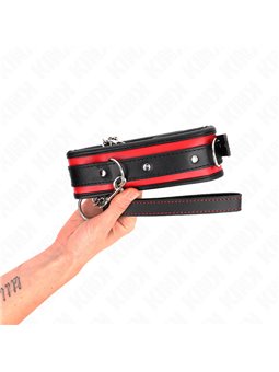 Kink - Collare con Guinzaglio 65 Cm Regolabile 36,5-50 Cm Mod. 2