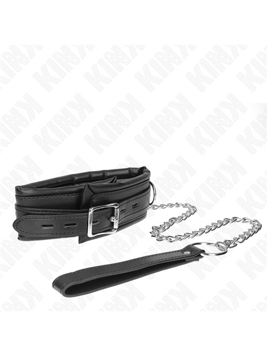 Kink - Collare con Guinzaglio 65 Cm Regolabile 36,5-50 Cm Mod. 4
