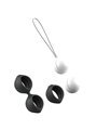 B Swish Bfit Classic Flex 28 - Palline di Kegel in Silicone Nero 28 GR