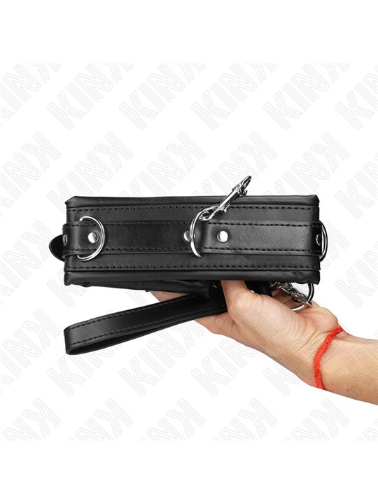 Kink - Collare con Guinzaglio 65 Cm Regolabile 36,5-50 Cm Mod. 4