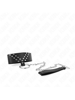 Kink - Necklace With Belt 65 Cm With V Rivet Adjustable 36-43 Cm X 5 Cm