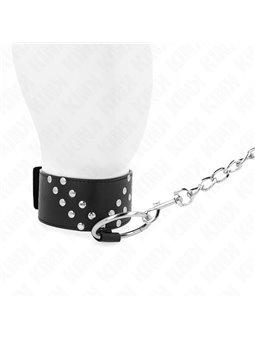 Kink - Necklace With Belt 65 Cm With V Rivet Adjustable 36-43 Cm X 5 Cm