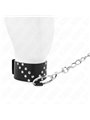 Kink - Collare con Guinzaglio 65 Cm Nero con Borchie 36-43 Cm x 5 Cm