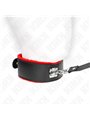 Kink - Necklace With Belt 116 Cm With Red Leather Strap Adjustable 40-48 Cm X 6 Cm