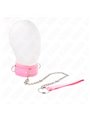 Kink - Collar With Leash 65 Cm With Restrictions Pink 36-42 Cm X 5.5 Cm