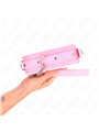 Kink - Collar With Leash 65 Cm With Restrictions Pink 36-42 Cm X 5.5 Cm