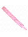 Kink - Collar With Leash 65 Cm With Restrictions Pink 36-42 Cm X 5.5 Cm