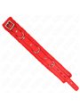 Kink - Collar With Leash 65 Cm With Restrictions Red 36-42 Cm X 5.5 Cm