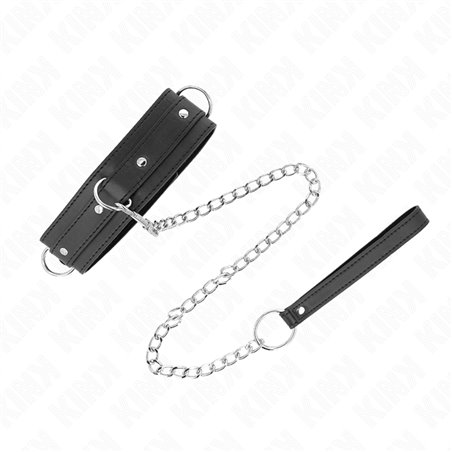 Kink - Necklace With Leash 65 Cm 3 Ring Model 1 Adjustable 38-49 Cm X 5 Cm