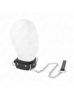 Kink - Necklace With Leash 65 Cm 3 Ring Model 1 Adjustable 38-49 Cm X 5 Cm
