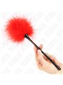 Kink - Red Tickle Feathers Used For The Bondage Kit 27 Cm