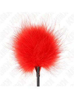 Kink - Red Tickle Feathers Used For The Bondage Kit 27 Cm