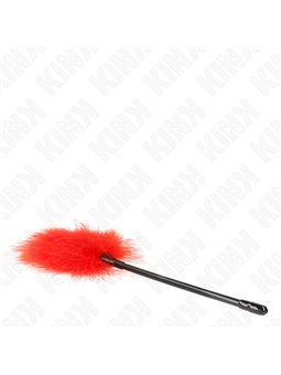 Kink - Red Tickle Feathers Used For The Bondage Kit 27 Cm