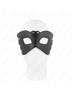 Kink - Maschera in Pelle Vegana Stile Farfalla 20x9 Cm