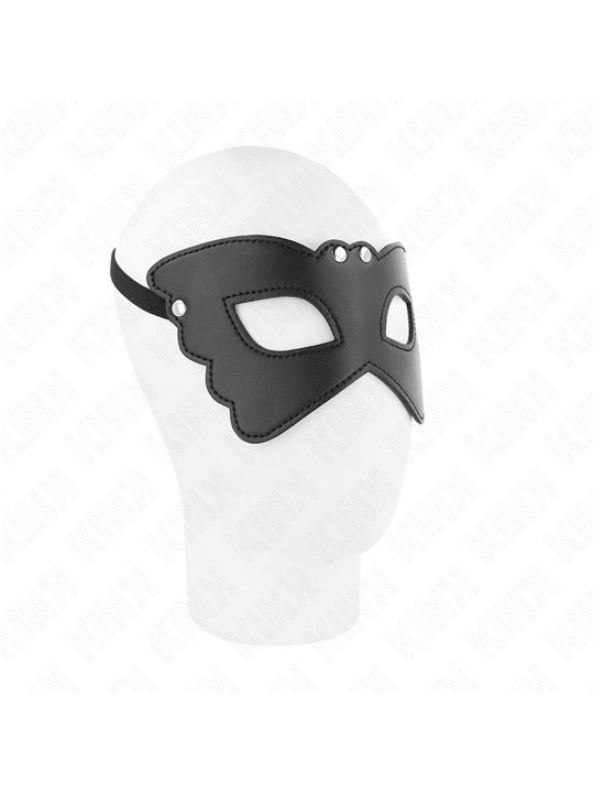 Kink - Butterfly Shaped Leatherette Mask 20 X 9 Cm