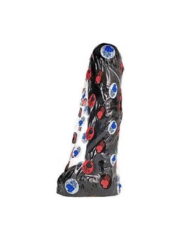 All Black - Pene Realistico con Testicoli e Ventosa 29 CM
