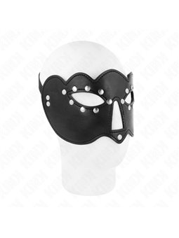 Kink - Maschera in Pelle Vegana Avvolgente 27,5x12 Cm Modello 1