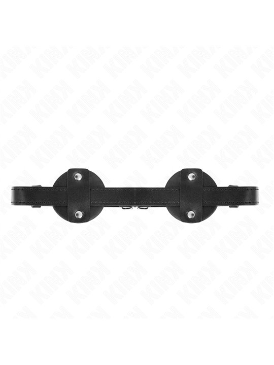 Kink - Mascherina Copri Occhi Tonda in Pelle Vegana 5,9 Cm
