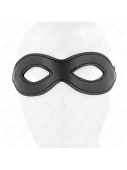 Kink - Maschera in Pelle Vegana con Mini Rivetti 20,5x5,5 Cm Modello 2