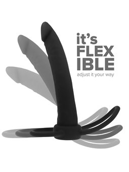 Mythology - Cobi Onyx Anal Dildo With Cock And Testicle Ring 13 Silicone Cm