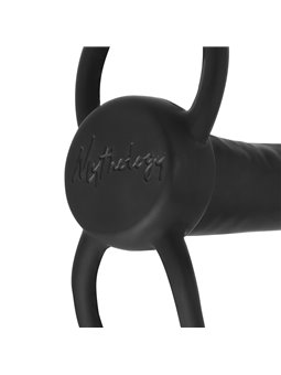 Mythology - Cobi Onyx Anal Dildo With Cock And Testicle Ring 13 Silicone Cm