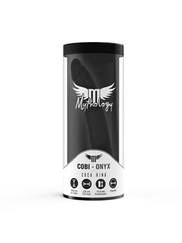 Mythology - Cobi Onyx Anal Dildo With Cock And Testicle Ring 13 Silicone Cm