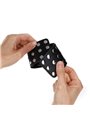 Kink - Wrist Restraints With Snap Fasten Full Of Rivets Black Adjustable 19-24 Cm X 5.5 Cm