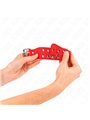 Kink - Wristbands With Double Line Of Adjustable Studs Red