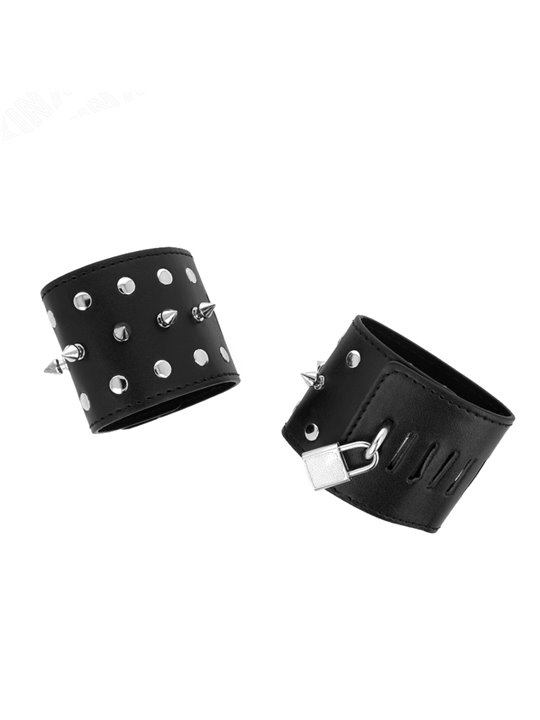 Kink - Punk Wrist Restraints With Spikes 25 X 6 Cm