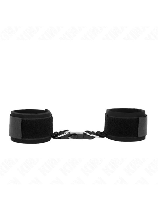 Kink - Neoprene Hook&Loop Fastener Wrist Restraints Black Adjustable 22-34 Cm