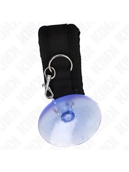 Kink - Polsini in Neoprene Neri con Ventosa 29-40 Cm x 5 Cm