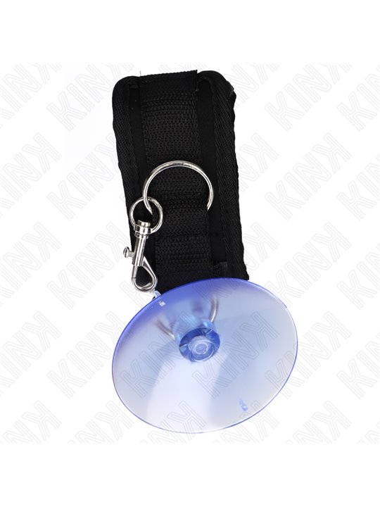 Kink - Polsini in Neoprene Neri con Ventosa 29-40 Cm x 5 Cm