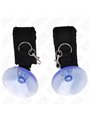 Kink - Suction Cup Wrist Restraints Black 29-40 Cm X 5 Cm