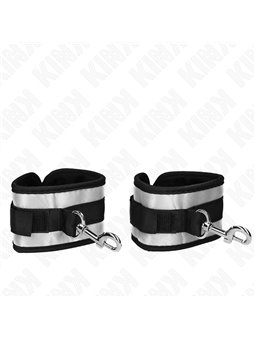 Kink - Neoprene Wrist Cuffs Grey 23 X 5 Cm