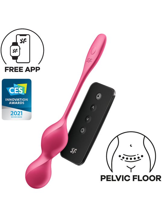 Satisfyer - Love Birds 2 Vibrating Kegel Balls + Free App