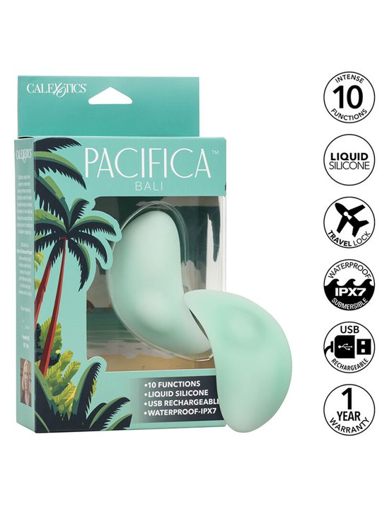 Calexotics Pacifica Bali - Massaggiatore Clitorideo 10 Funzioni Aqua