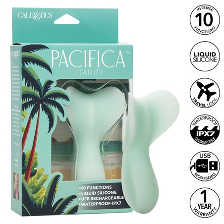Calexotics Pacifica Tahiti - Massaggiatore Clitorideo 10 Funzioni Aqua