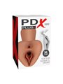 Pdx Plus Pick Your Pleasure XL - Masturbatore Vagina e Ano Realistici Marrone