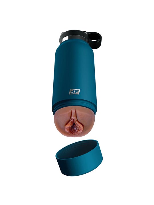 Pdx Plus - Masturbatore Uomo Vagina Realistica Bottiglia Mod. 1 Marrone