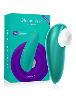 Womanizer Starlet 3 - Stimolatore Clitorideo Turchese con Aspirazione