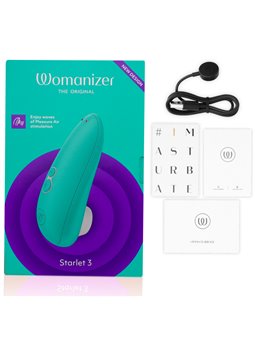 Womanizer Starlet 3 - Stimolatore Clitorideo Turchese con Aspirazione