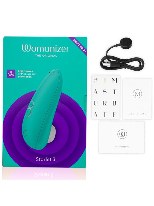 Womanizer Starlet 3 - Stimolatore Clitorideo Turchese con Aspirazione