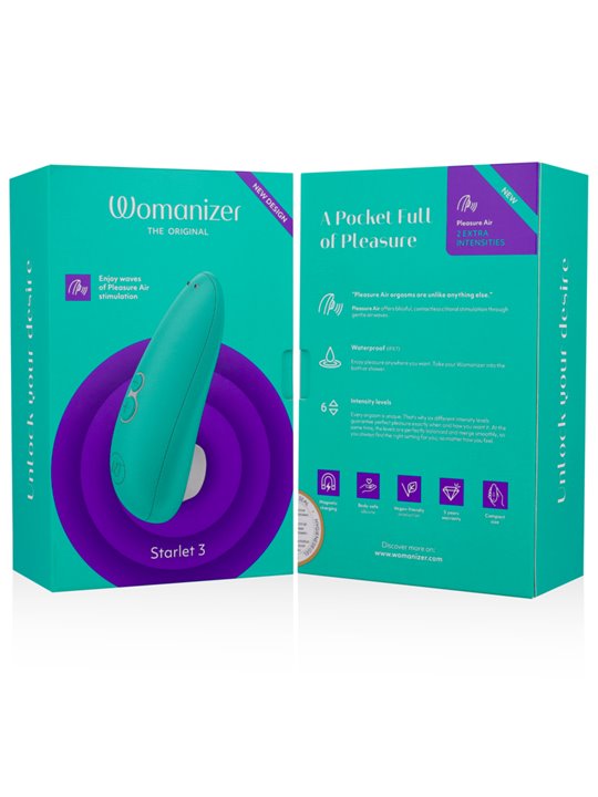 Womanizer Starlet 3 - Stimolatore Clitorideo Turchese con Aspirazione