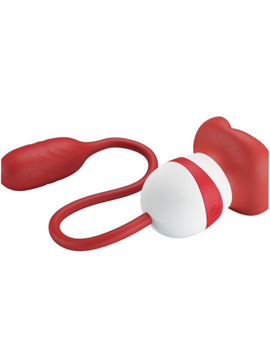 Pretty Love Aliyah - Vibratore Bullet con Lingua Vibrante Rosso