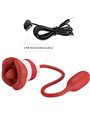 Pretty Love Aliyah - Vibratore Bullet con Lingua Vibrante Rosso