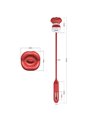 Romance Alyss - Vibratore Bullet con Lingua Vibrante Rosso