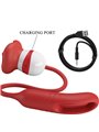Romance Alyss - Vibratore Bullet con Lingua Vibrante Rosso
